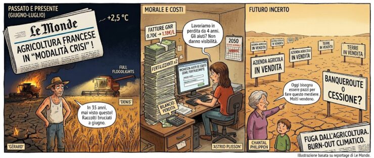 agricoltura francese in crisi